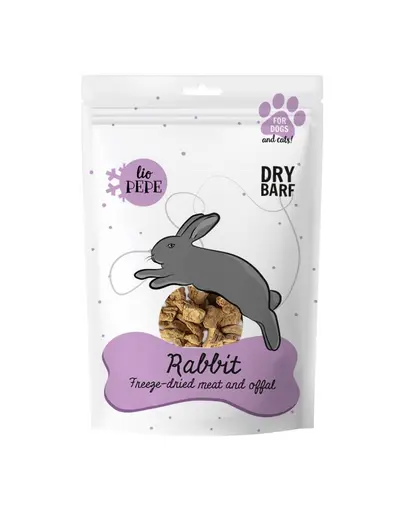PAKA ZWIERZAKA PEPE Freeze-dried recompense caini si pisici, ficat de iepure liofilizat 60g