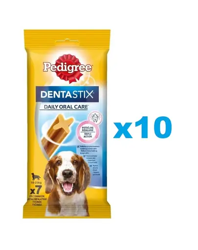 PEDIGREE DentaStix recompense pentru cani, batoane dentare 10x180g