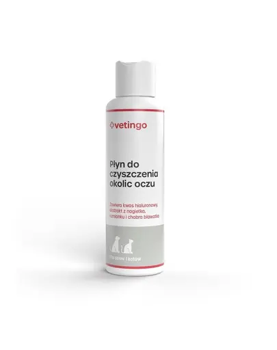 VETINGO Solutie curatare ochi caini si pisici 100 ml