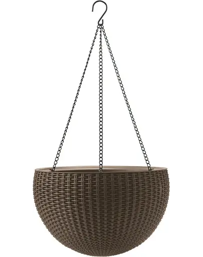 CURVER Ghiveci suspendat pentru flori Rattan Style