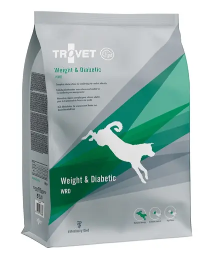 TROVET Weight Diabetic WRD hrana Caini obezitate diabet 3 kg