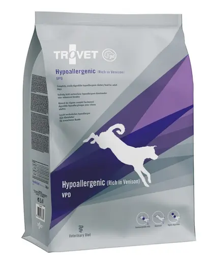 TROVET Hypoallergenic Venison VPD pentru Caini 3 kg