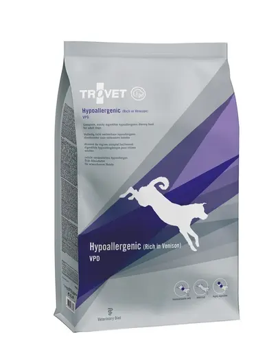 TROVET Hypoallergenic Venison VPD 10 kg hrana hipoalergenica pentru caini, cu vanat