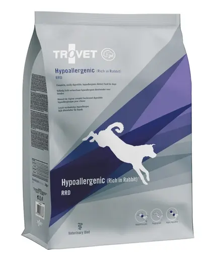 TROVET Hypoallergenic Rabbit RRD hrana dietetica pentru Caini 3 kg