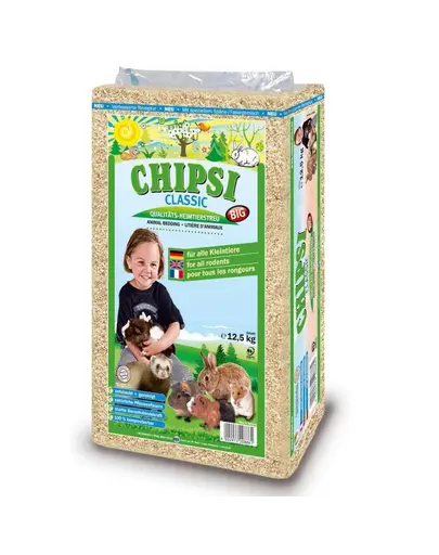 JRS Chipsi Classic rumegus talaj pentru Rozatoare 12,5 kg