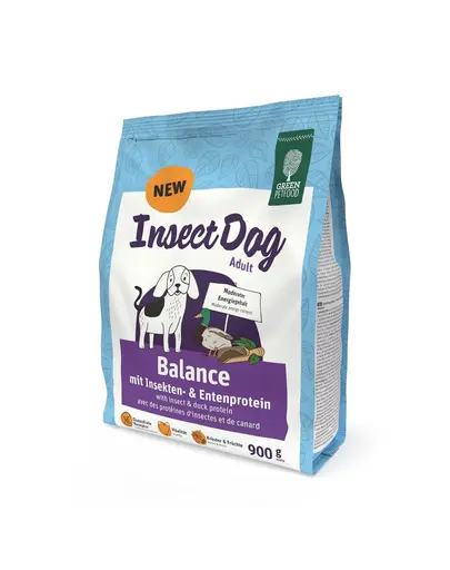 GREEN PETFOOD InsectDog Balance 900g hrana pentru caini adulti