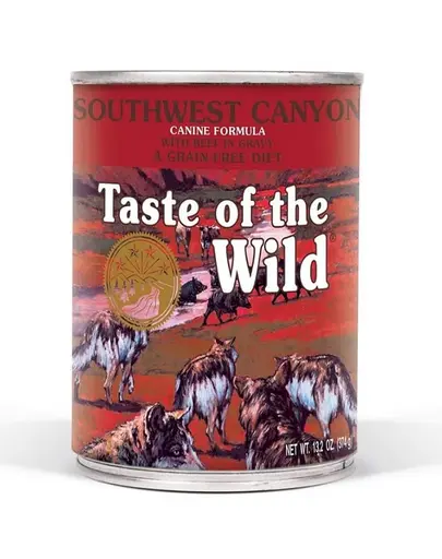 TASTE OF THE WILD Southwest Canyon Hrana umeda caini adulti, cu vita 390 g