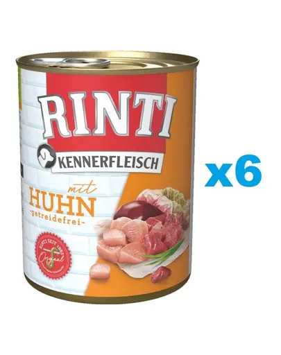 RINTI Kennerfleisch Chicken cu pui 6x800 g hrana caine adult
