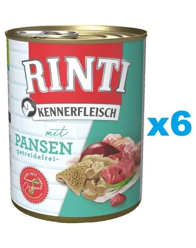 RINTI Kennerfleisch Rumen cu rumen 6x400 g hrana caini