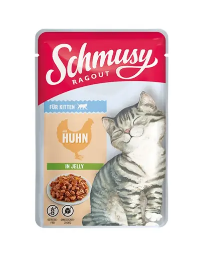 SCHMUSY RAGOUT pui in aspic mancare pentru pisica 22x100 g