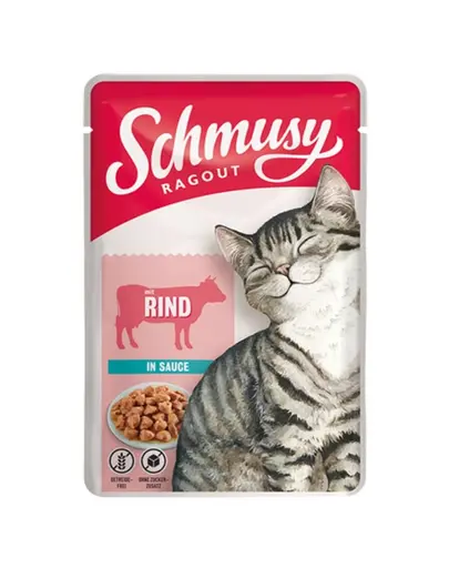 SCHMUSY RAGOUT plic hrana pisica, vita in sos 22x100 g
