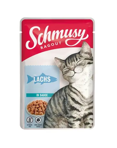 SCHMUSY RAGOUT plic hrana umeda pisica, somon in sos 22x100 g