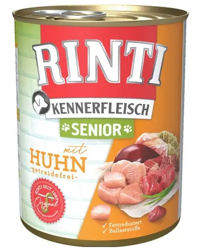 RINTI Kennerfleish Senior Chicken 800 g Conserva caini seriori, cu pui