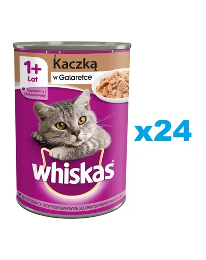 Conserve WHISKAS Adult 24x400 g rata in aspic hrana umeda pisici adulte