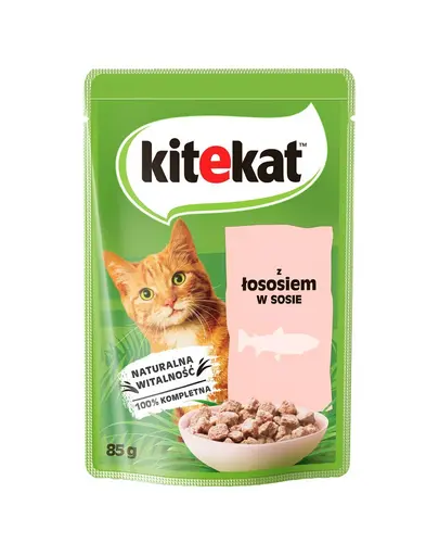 KITEKAT Somon in sos 85 g hrana pisici adulte