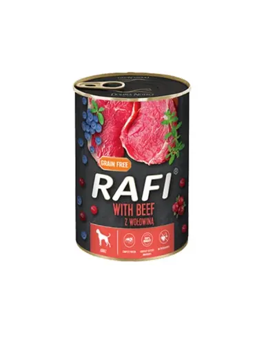 DOLINA NOTECI RAFI hrana umeda pentru Caini, cu vita 400 g