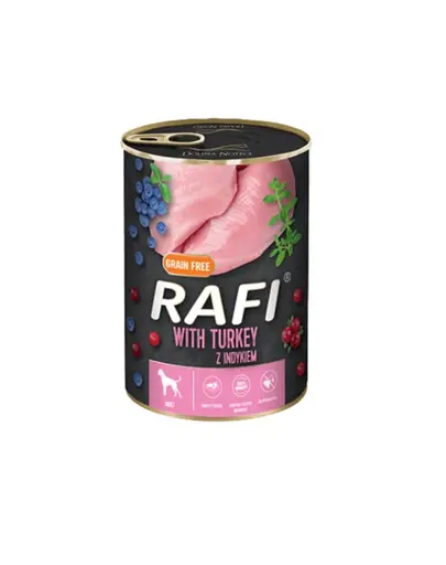 DOLINA NOTECI RAFI hrana umeda pentru Caini, curcan 400 g