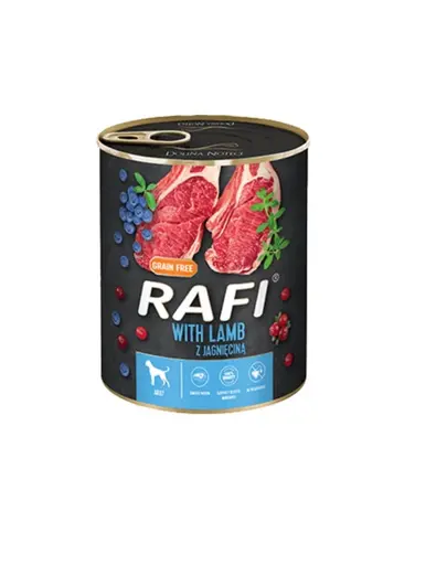 DOLINA NOTECI RAFI hrana umeda pentru Caini, cu miel 800 g