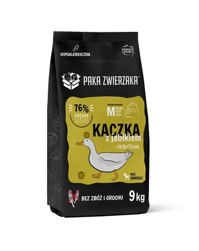 PAKA ZWIERZAKA Seven’th Heaven Duck & apple Adult 9 kg Hrana pentru caini, cu rata si mar