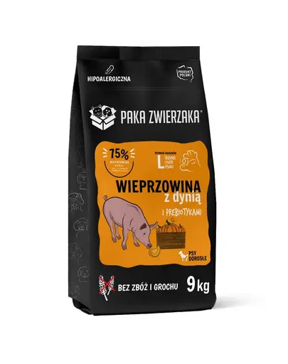 PAKA ZWIERZAKA Seventh Heaven Hrana uscata Carne de porc cu dovleac L 9 kg