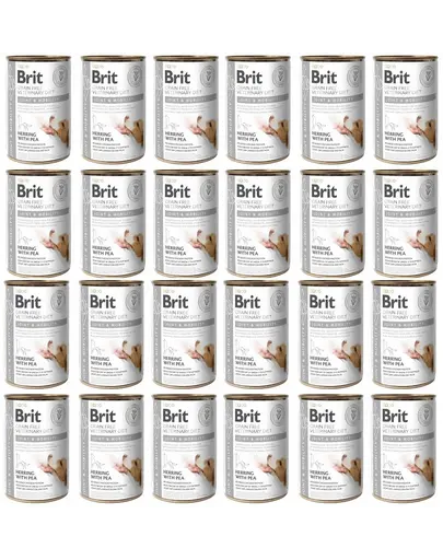 BRIT Veterinary Diet Dog Joint & Mobility hrana pentru caini 24x400 g mobilitate si oase