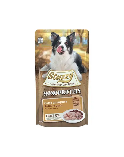 STUZZY Dog Monoprotein hrana hipoalergenica pentru caini, cu pui 150 g