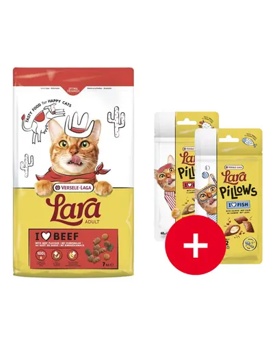 VERSELE-LAGA Lara Adult Beef 7 kg cu vita + 2 recompense GRATIS
