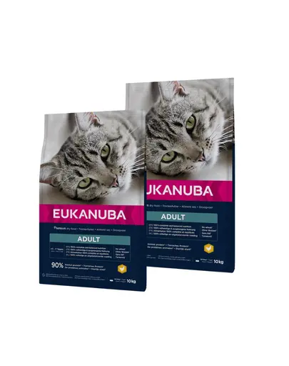 EUKANUBA Cat Adult All Breeds Top Condition Chicken&Liver 20 kg (2 x 10 kg) hrana pisici adulte