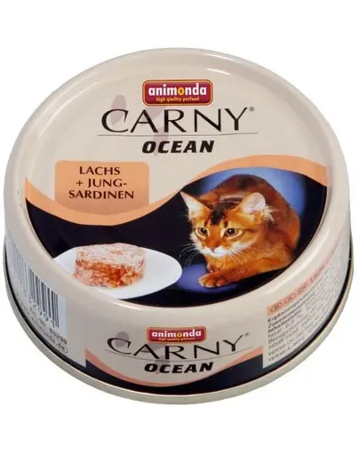 ANIMONDA Carny ocean Conserva hrana pisica, cu somon si sardine 6 x 80g