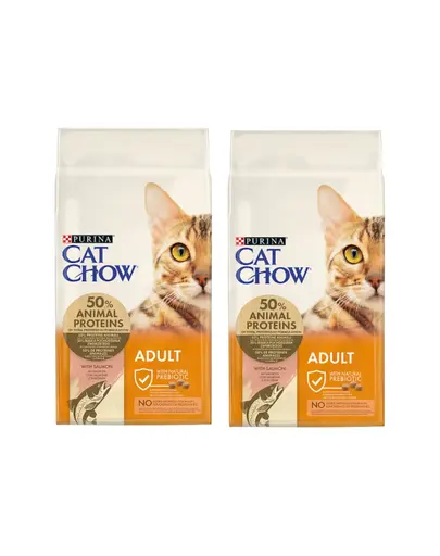 Purina Cat Adult Salmon&tuna hrana uscata pentru pisici adulte, cu somon si ton 30 kg (2 x 15 kg)