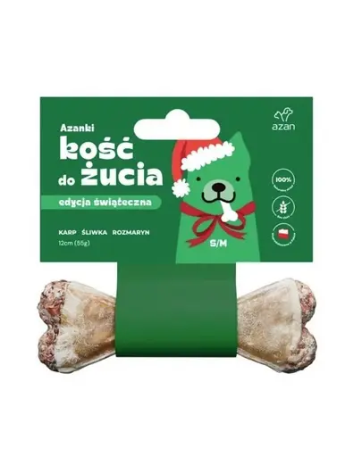 AZANKI recompensa de Craciun pentru Caini cu crap S/M 12 cm