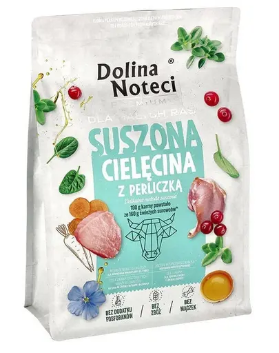 DOLINA NOTECI Premium Vitel cu Bibilica hrana uscata pentru Caini de rase mici, 3 kg