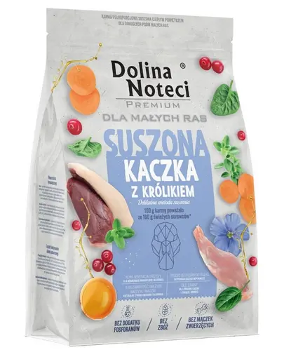 DOLINA NOTECI Premium Rata cu Iepure hrana uscata pentru Caini de rase mici, 3 kg