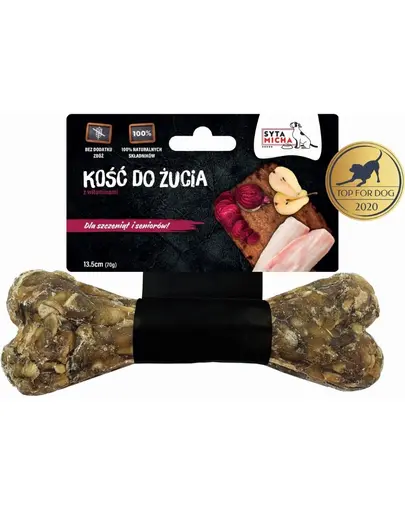 SYTA MICHA Os de ros pentru catei cu vitamine 13,5 cm