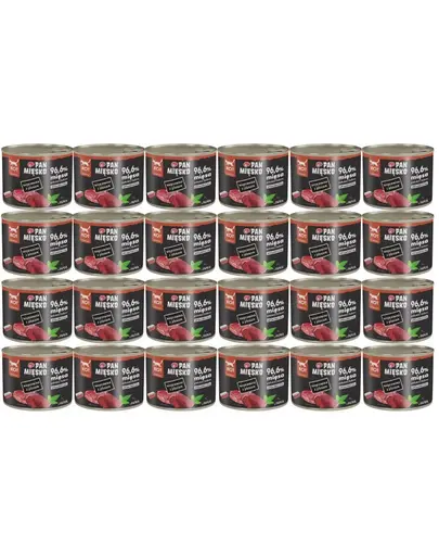 PAN MIESKO Porc cu cerb hrana umeda pentru pisici 24x200 g