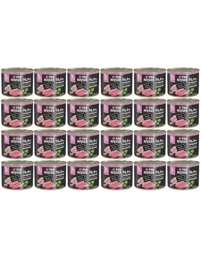 PAN MIESKO Hrana umeda pentru pisoi cu pui si vitel 24x200 g