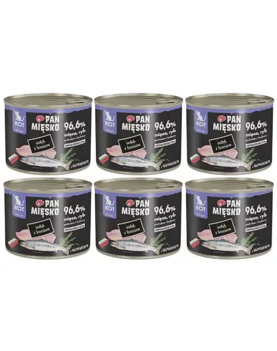 Pan Miesko Hrana umeda pentru pisoi cu curcan si somon 6x200 g