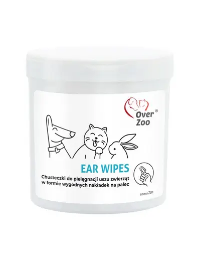 OVER ZOO Ear Wipes servetele curatare urechi Caini, pisici si Rozatoare 50 buc.