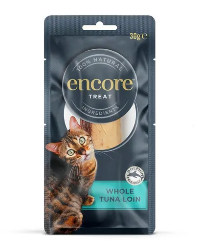 ENCORE Cat Treat Whole Tuna Loin recompensa file de ton pentru pisici 30 g