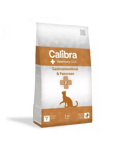 CALIBRA Veterinary Diet Cat Gastrointestinal & Pancreas 2 kg dieta completa pentru feline