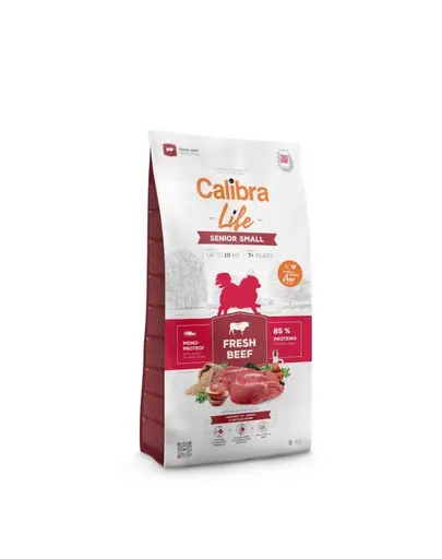 CALIBRA Dog Life Senior Small Fresh Beef hrana uscata cu carne de vita pentru caini varstnici de talie mica 6 kg