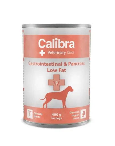 CALIBRA Veterinary Diet Dog Gastrointestinal Low Fat 400 g hrana dietetica pentru caini