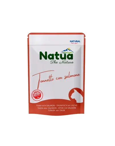NATUA Natural ton cu somon in jeleu pentru pisici 70 g