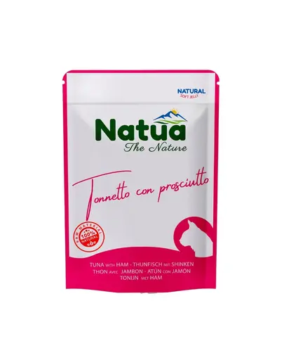 NATUA Natural ton cu sunca in jeleu pentru pisici 70 g