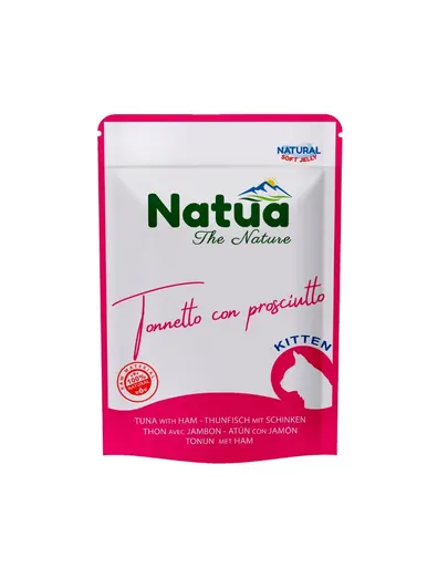 NATUA Natural ton cu sunca in aspic pentru pisoi 70 g