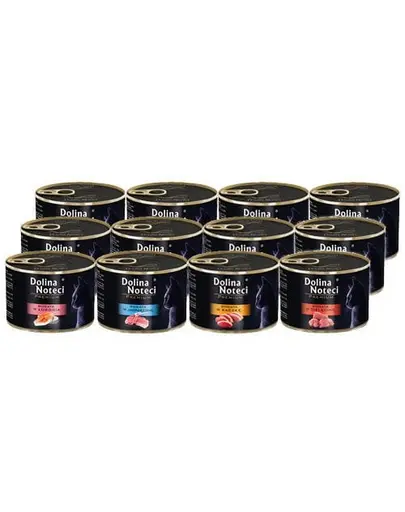 DOLINA NOTECI Premium Mix 12x185 g hrana pisici adulte