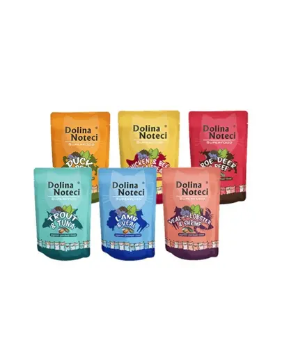 DOLINA NOTECI Superfood Plicuri hrana umeda pisici, mix sortimente 12x85 g