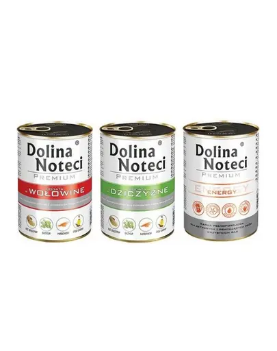 DOLINA NOTECI Premium Mix arome pentru caini SET 400 g x 20 buc.