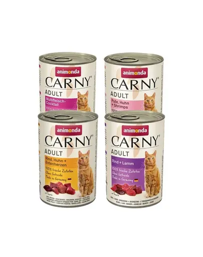 ANIMONDA Carny mix de arome 4 x 400 g