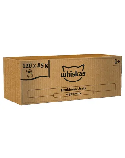 WHISKAS Adult in aspic 120x85 g hrana umeda pisici adulte, festin pasare